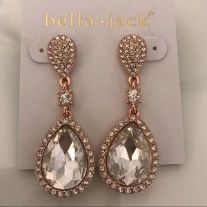 Rose gold earrings
